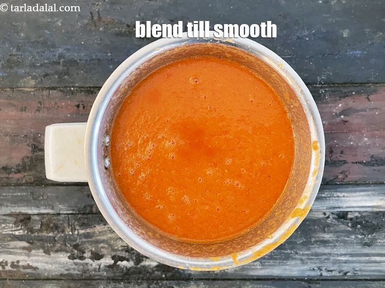 स्टेप 23 – मुलायम होने तक मिक्सर में पीस लें।&nbsp;<strong>ध्यान दें कि आपको …