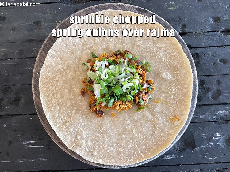 Step 43 – Sprinkle some chopped spring onions.