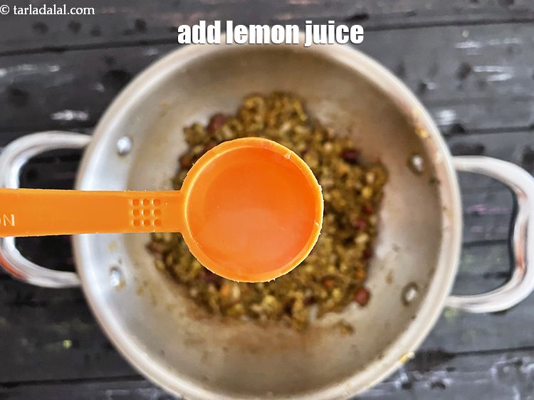 Step 24 – Add 1&nbsp;tsp&nbsp;<a href="glossary-lemon-juice-numbi-ka-ras-nimbu-ka-juice-471i">lemon juice</a>.