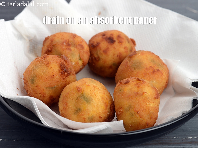 Step 23 – Drain on an absorbent paper.