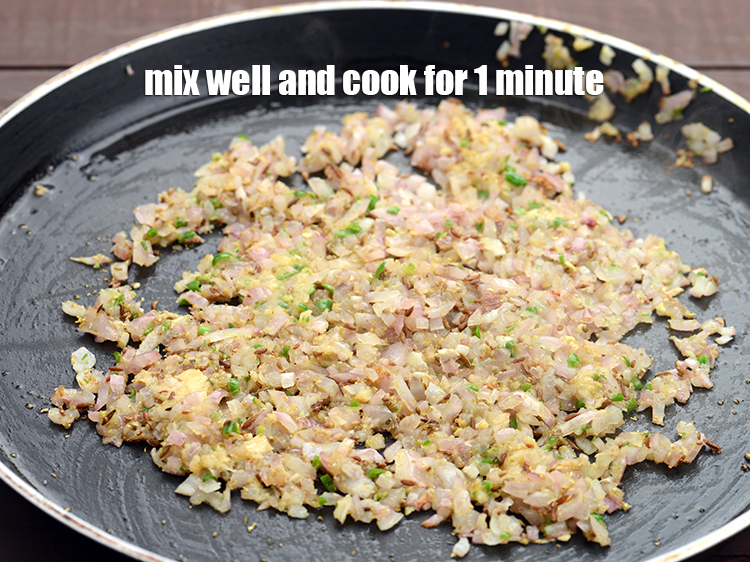 Step 23 – Mix well and cook on a medium flame for 1 minute, while stirring occasionally.