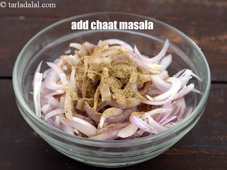 Step 24 – Add 1 tsp of <a href="https://www.tarladalal.com/glossary-chaat-masala-300i">chaat masala</a>.
