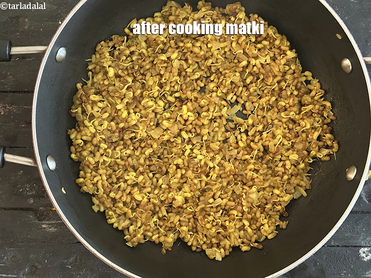 Step 25 – After cooking matki.