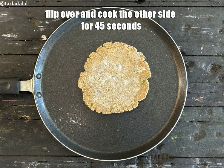 Step 24 – Flip over and cook the other side for 45 seconds.