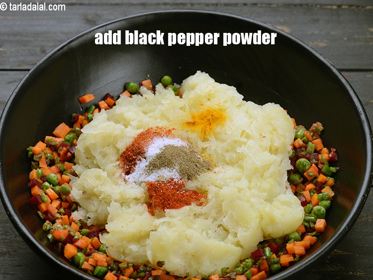 Step 25 – Add black pepper powder to taste.