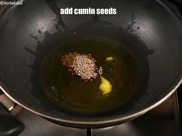Step 24 – Add 1 tsp <a href="https://www.tarladalal.com/glossary-cumin-seeds-jeera-zeera-381i">cumin seeds (jeera)</a>.