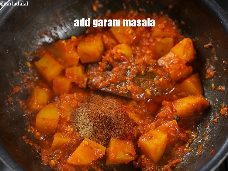 Step 24 – Add &frac12; tsp <a href="https://www.tarladalal.com/glossary-garam-masala-296i">garam masala</a>.&nbsp;