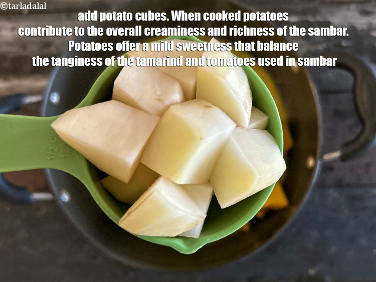 Step 53 – &nbsp; <meta charset="UTF-8" /> Add&nbsp;1/2 cup&nbsp;<a href="glossary-potato-cubes-725i">potato cubes</a>.&nbsp;When cooked,&nbsp;potatoes contribute to the overall creaminess and …