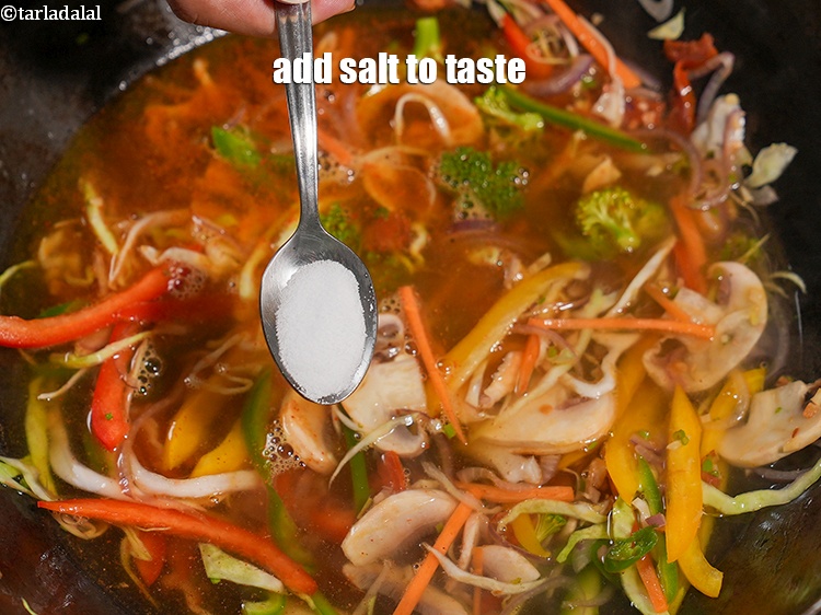 Step 27 – Add salt to taste.