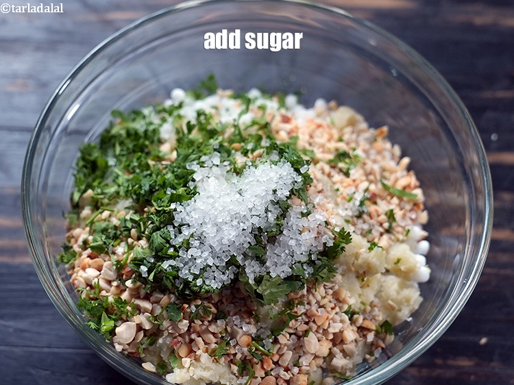 Step 24 – Add 2 tsp sugar.