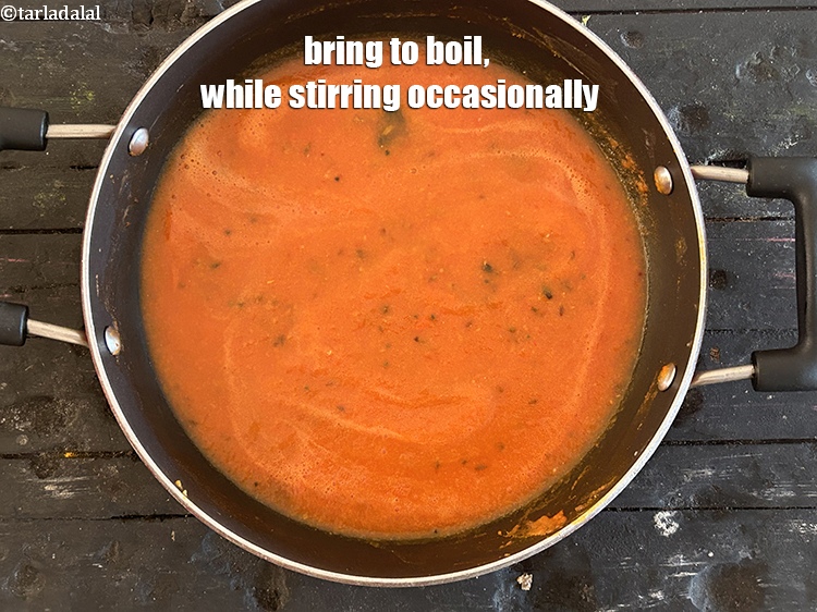 Step 24 – Bring to boil, while stirring occasionally.