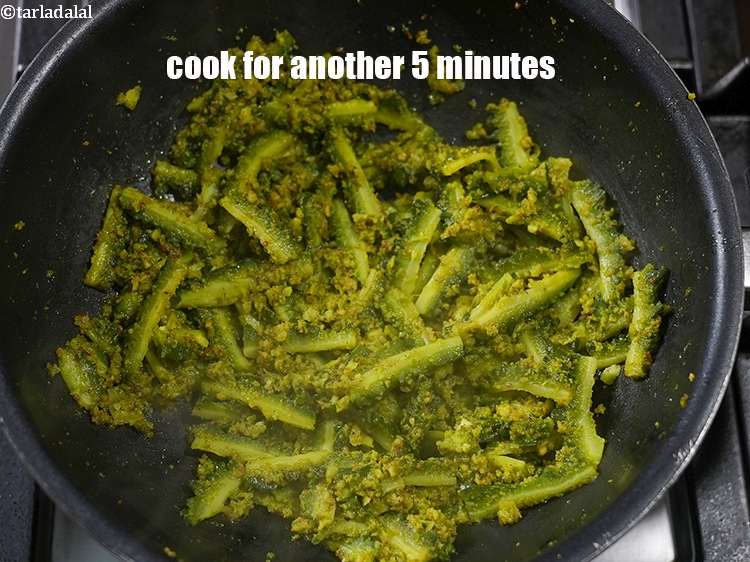 Step 24 – Mix well and cook on medium flame for another 5 minutes.