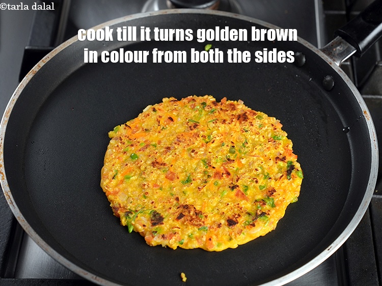 Step 24 – Till it turns golden brown in colour from both the sides.