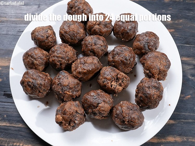 Step 24 – Divide the dough into 24 equal portions.