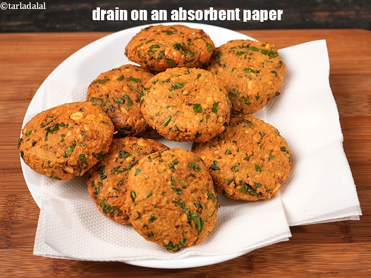 Step 24 – Drain on an absorbent paper.