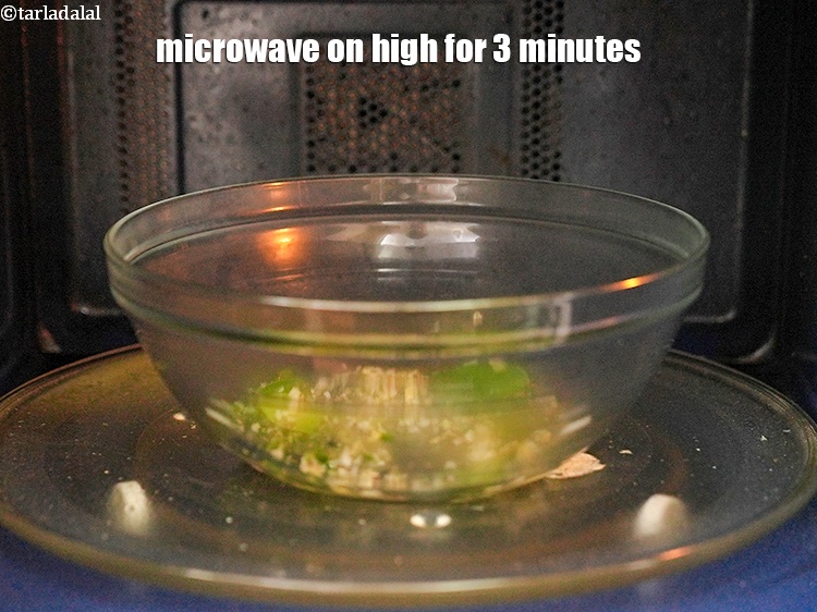 Step 24 – Microwave on high for 3 minutes.