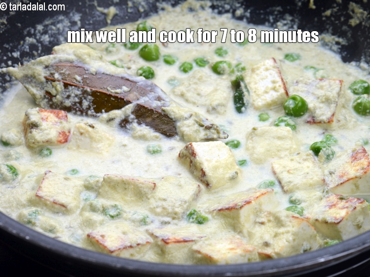Step 23 – Mix well and cook on a medium flame for 7 to 8 minutes, while stirring …