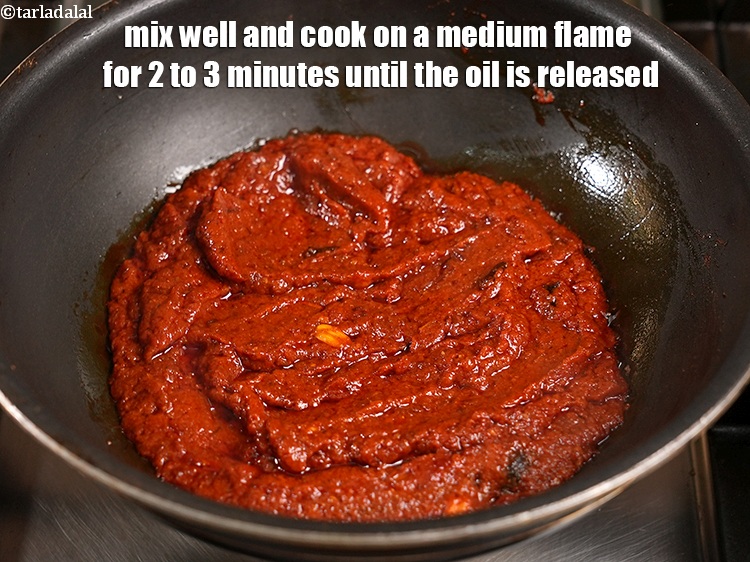 Step 24 – Mix well and cook on a medium flame for 2 to 3 minutes until the …