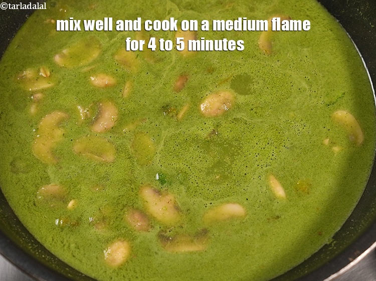 Step 24 – Mix well and cook on a medium flame for 4 to 5 minutes, while stirring …