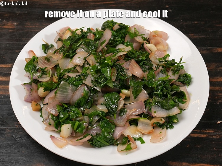 Step 24 – Remove it on a plate and cool it.