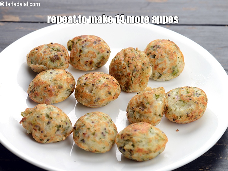 Step 24 – Repeat steps to make 14 more appes in 2 more batches.