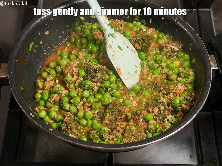 Step 25 – Toss gently and simmer for 10 minutes.