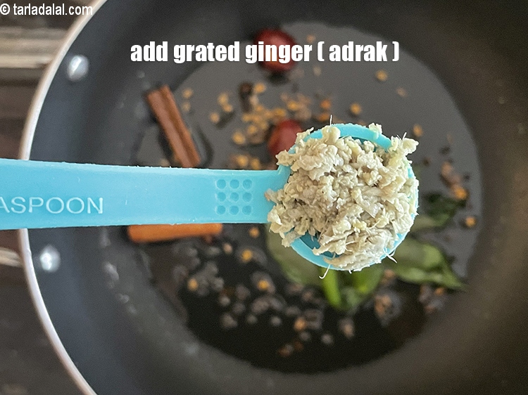 Step 24 – <p>Add<strong> </strong>1/2 tsp grated ginger.</p>