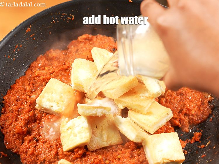 Step 24 – Add 1 cup of hot water.