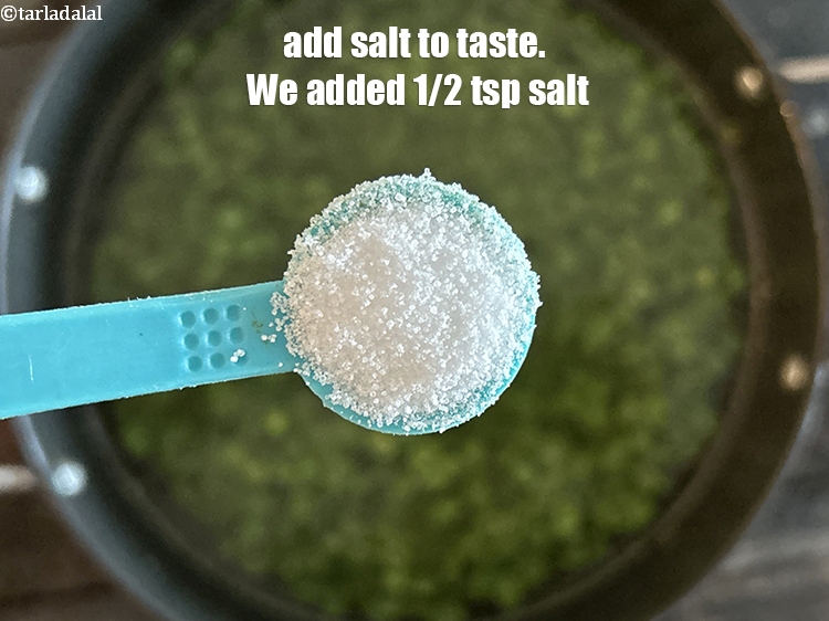Step 24 – <p>Add salt to taste. We added 1/2&nbsp;tsp salt.</p>