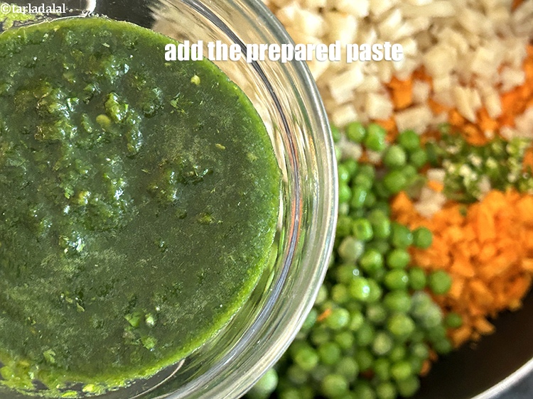 Step 24 – Add the prepared paste.