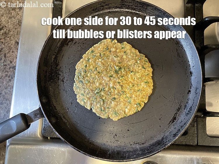Step 26 – <meta charset="UTF-8" />Cook on one side for 30 to 45 seconds or until bubbles (blisters) …