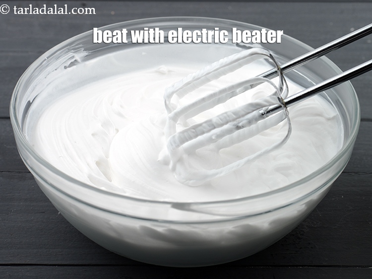 Step 24 – Beat with an electric beater for 4 to 5 minutes on high speed till it …
