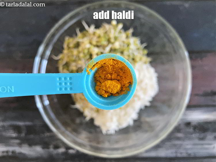 Step 25 – Add&nbsp;<meta charset="UTF-8" />1/4 tsp&nbsp;<a href="glossary-turmeric-powder-haldi-645i">turmeric powder (haldi)</a>.