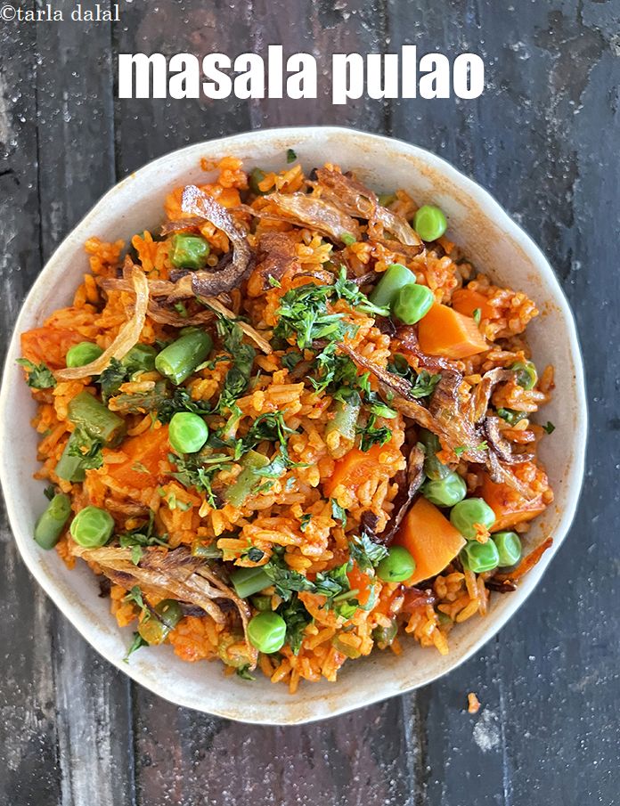 Step 24 – Serve hot garnished with deep-fried onions and coriander.