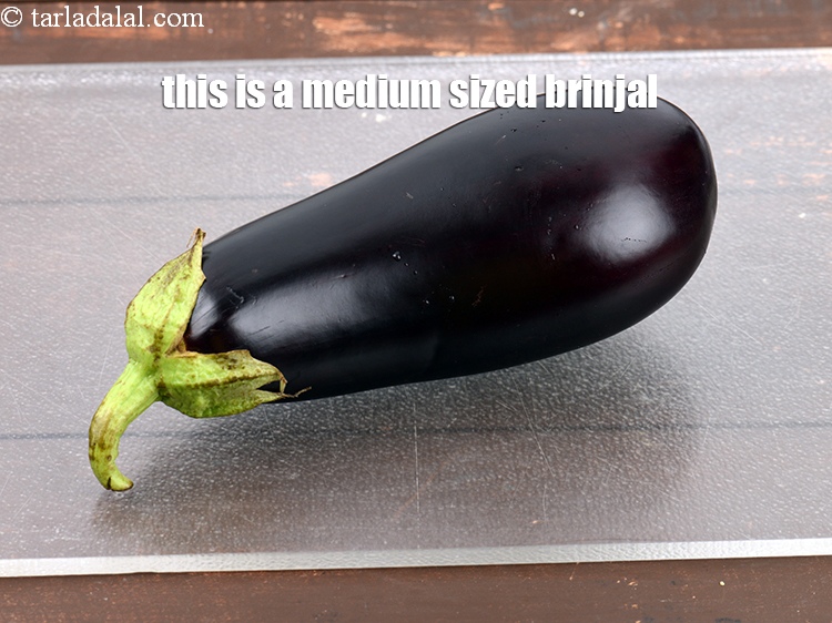 Step 36 – Thin long brinjals are the best to use for this recipe. This is the brinjal …