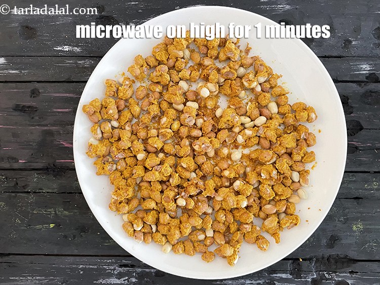 Step 25 – Again microwave on high for 1 minute and toss gently.