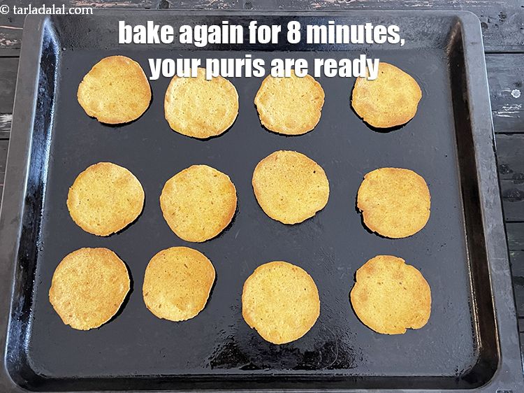 Step 25 – Bake again for 8&nbsp;minutes. Your puris are ready.