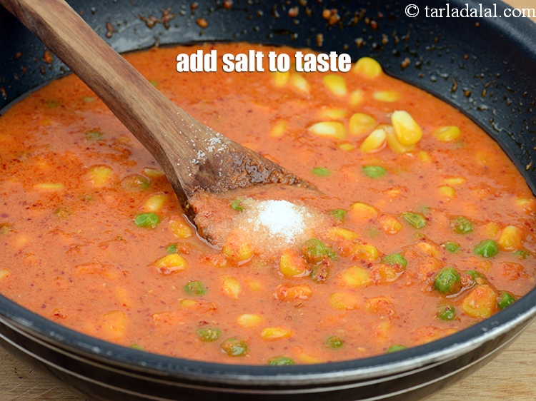 Step 25 – Add salt to taste.