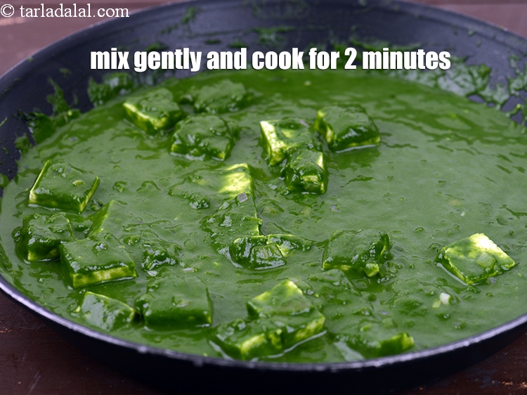 Step 24 – Mix gently and cook on a medium flame for 2 minutes, while stirring occasionally.
