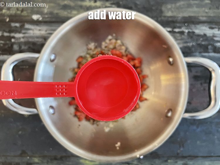 Step 33 – Add 1 tbls water.