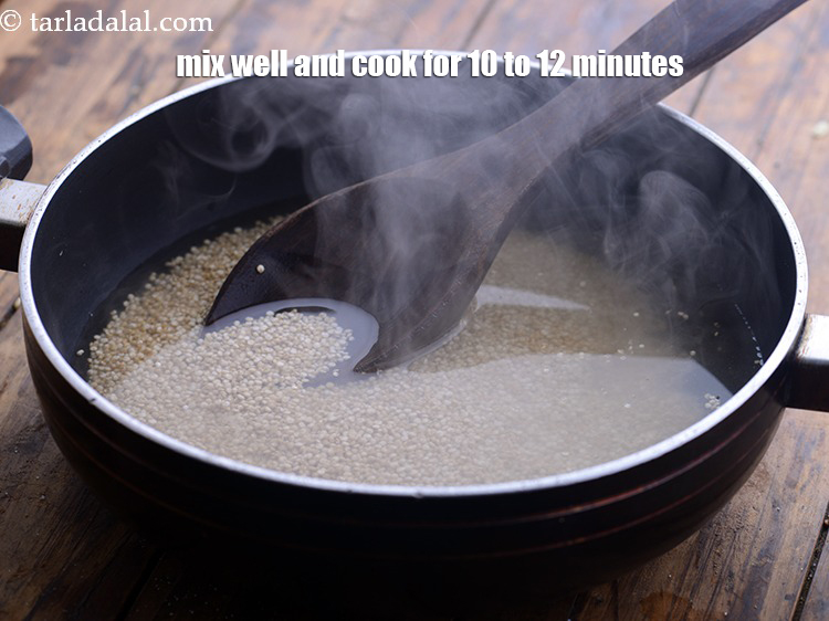 Step 6 – Mix well and cook on a medium flame for 10 to 12 minutes while stirring …