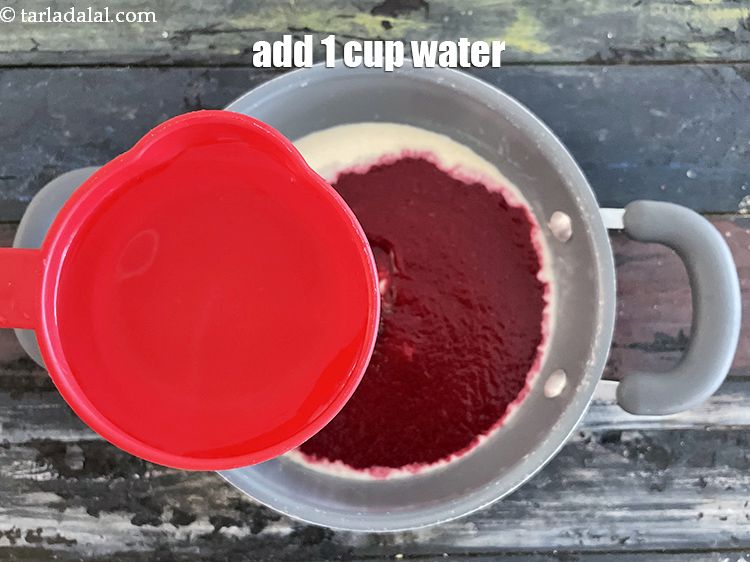Step 25 – Add 1 cup of water.