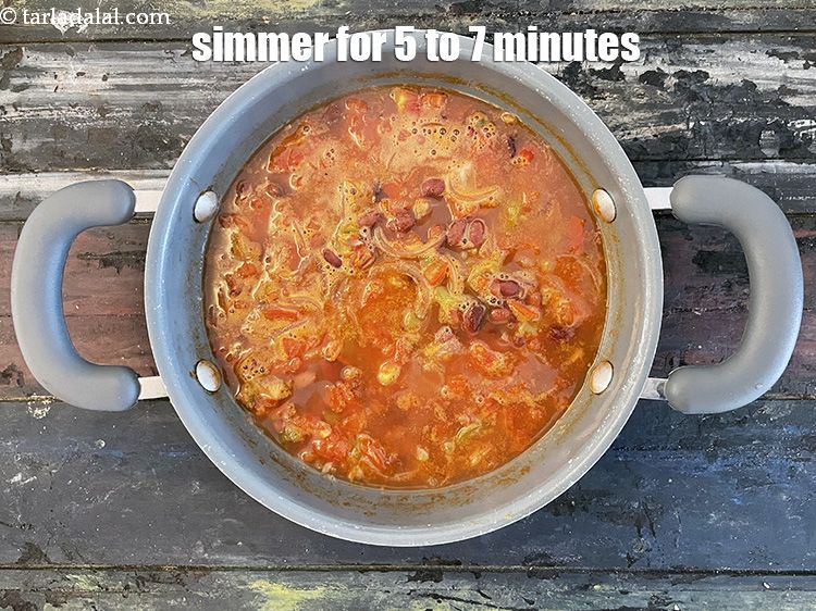 Step 32 – <p>Allow it to simmer for 5 to 7 minutes.</p>