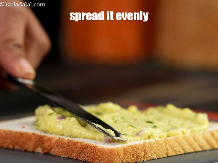Step 24 – Spread it evenly using a butter knife.