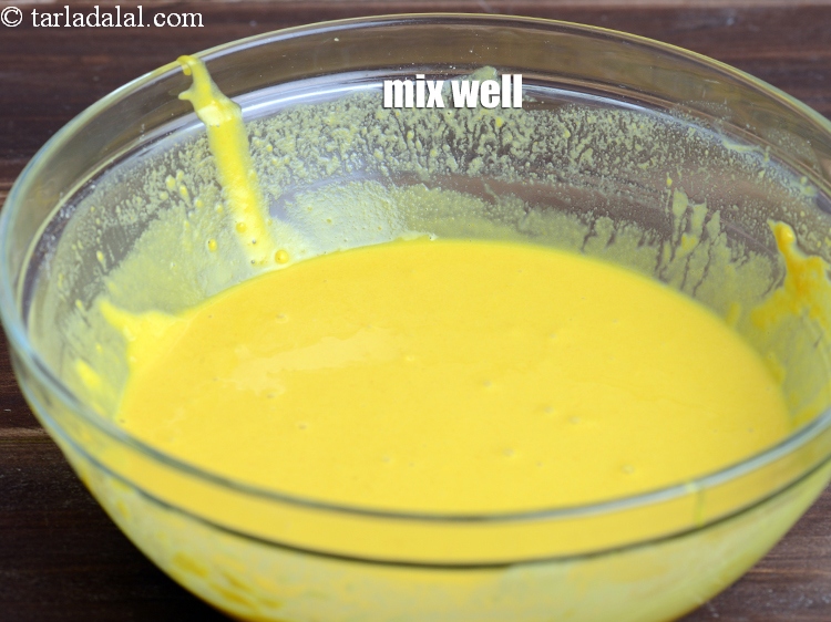 Step 26 – mix well till no lumps remain and keep aside.