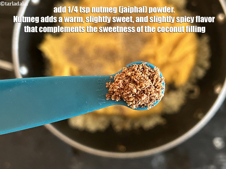 Step 25 – Add&nbsp;<meta charset="UTF-8" />1/8&nbsp;tsp&nbsp;<a href="glossary-nutmeg-powder-jaiphal-powder-543i">nutmeg (jaiphal) powder</a>.&nbsp;Nutmeg adds a warm, slightly sweet, and slightly spicy flavor …