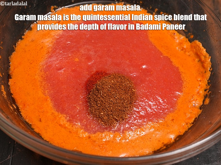 Step 25 – Add &frac12; tsp <a href="https://www.tarladalal.com/glossary-garam-masala-296i">garam masala</a>. Garam masala is the quintessential Indian spice blend that …