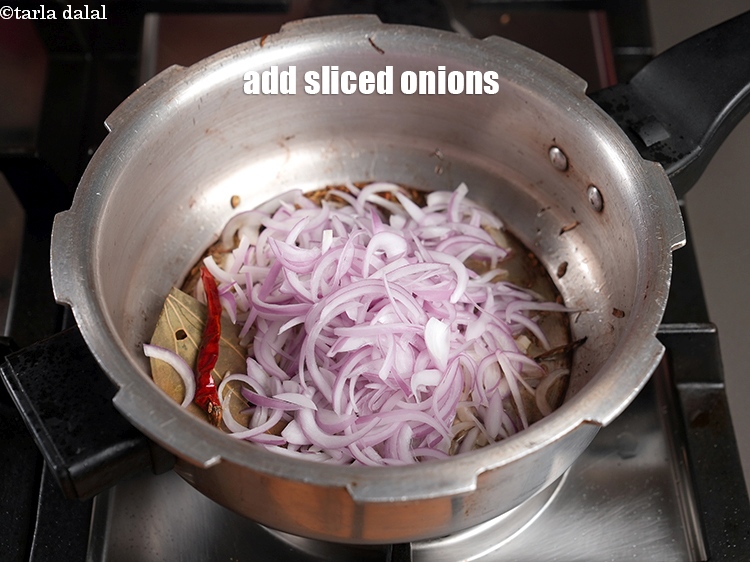 Step 25 – Add 1 cup sliced onions.