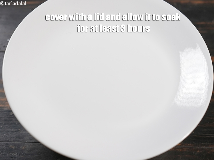 Step 25 – Cover with a lid and allow it to soak for at least 3 hours.