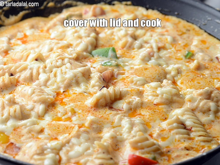 Step 27 – Cover with a lid and cook for 1 to 2 minutes or till the cheese …